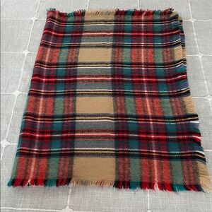 Plaid Wrap or Throw Blanket